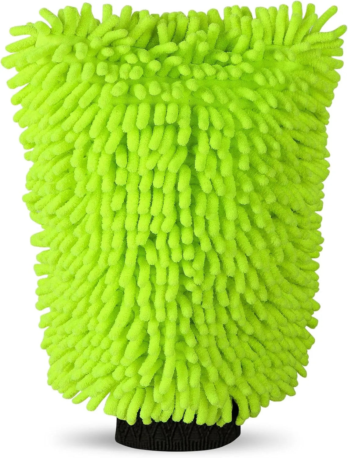Chenille Microfiber Car Cleaning Mitts 2-Pack - Safely Clean Car Paint, Powerfully Remove Dirt