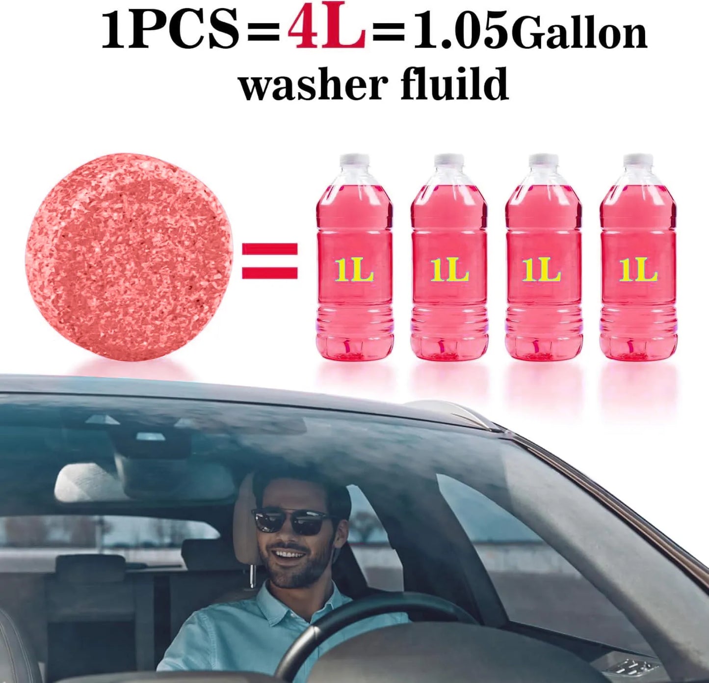 Quick-Dissolve Windshield Tablets: Streak-Free Shine, Anytime!