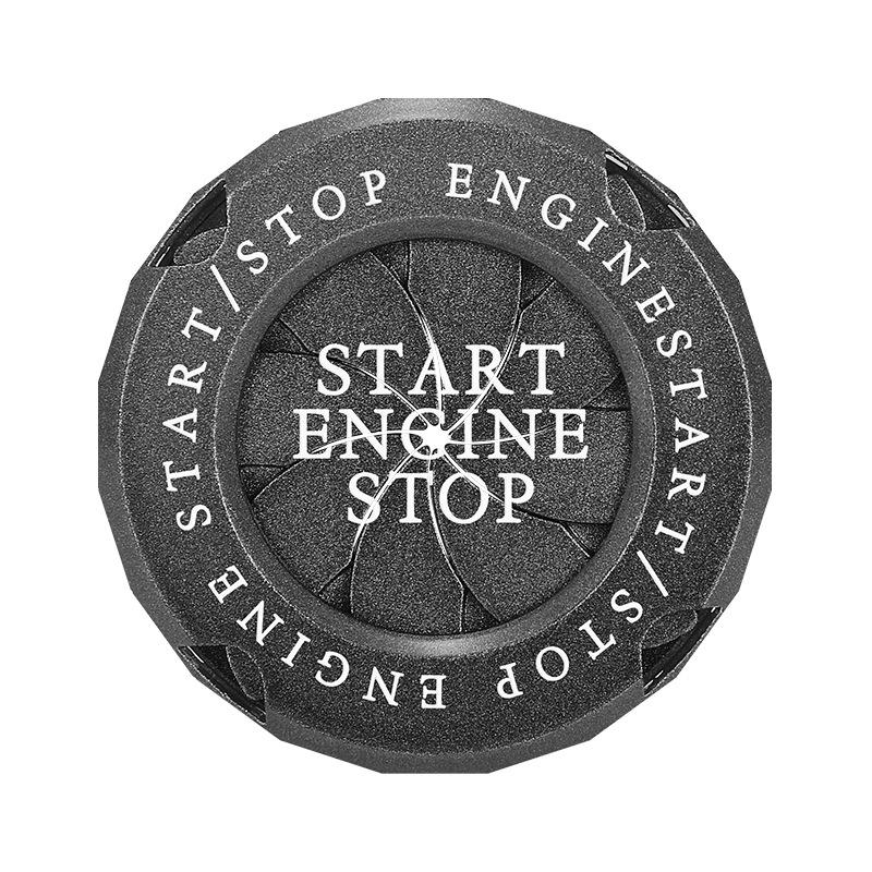Naruto Style Car Engine Start Button Cover for Vehicles & Motorcycles Full Alloy Protective Design Enhanced Interior Style Sporty Touch fyrasol