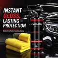 FYRASOL Car Coating Spray Waterless Shine Spray for Cars Quick Spray Wipe Shine Nano Gloss Detailer for Exterior Paint Care fyrasol