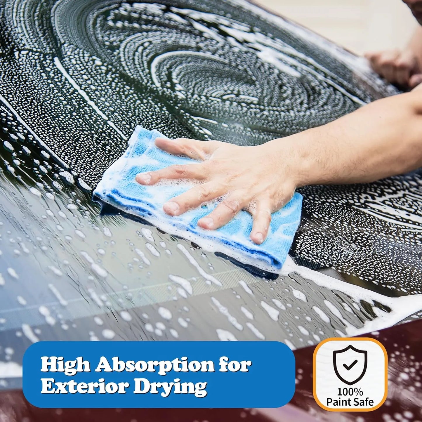 150PCS Microfiber Cleaning Towels – Lint-Free & Scratch-Free for Car & Home