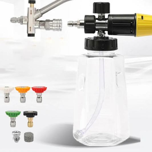 High-Pressure Dual-Head Foam Cannon – Deep Clean Your Car in Minutes