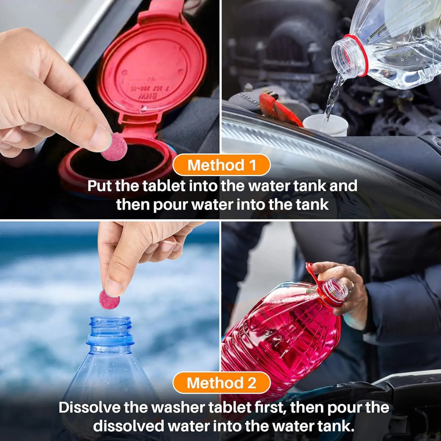 Quick-Dissolve Windshield Tablets: Streak-Free Shine, Anytime!