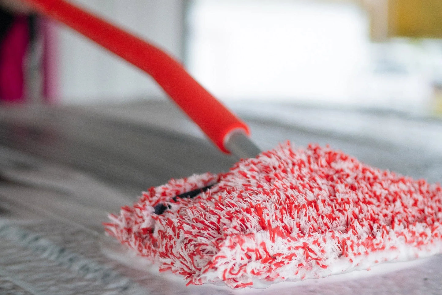 Premium Car Wash Tool – Mitt on an Extendable Stick with Brush & Mop Head