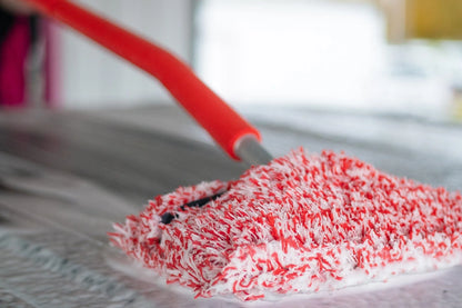 Premium Car Wash Tool – Mitt on an Extendable Stick with Brush & Mop Head