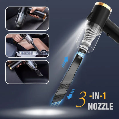 Handheld Cordless Car Vacuum – Perfect for Seats, Floors & Tight Spaces