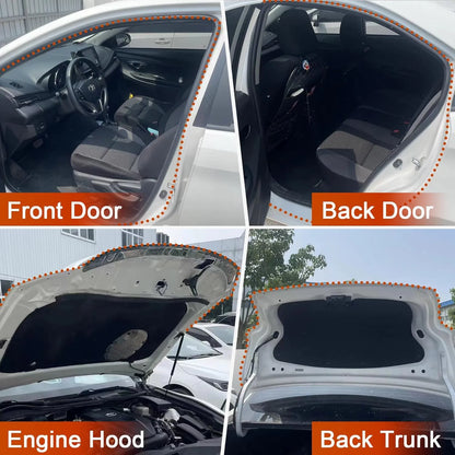 Premium Car Weather Stripping - Seal Out Noise, Dust, and Moisture!