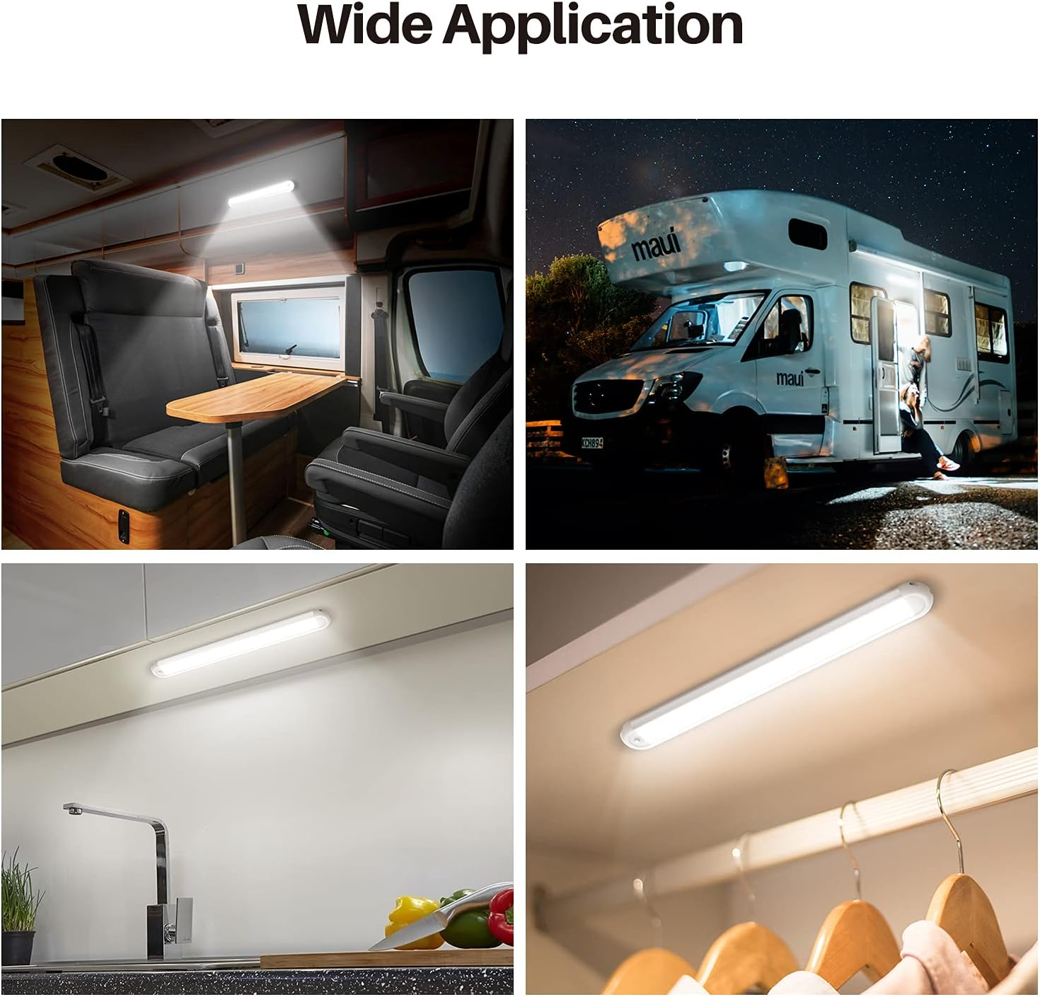 12v LED car light strip, car light strip for car rv van truck van camper boat caravan rv fyrasol