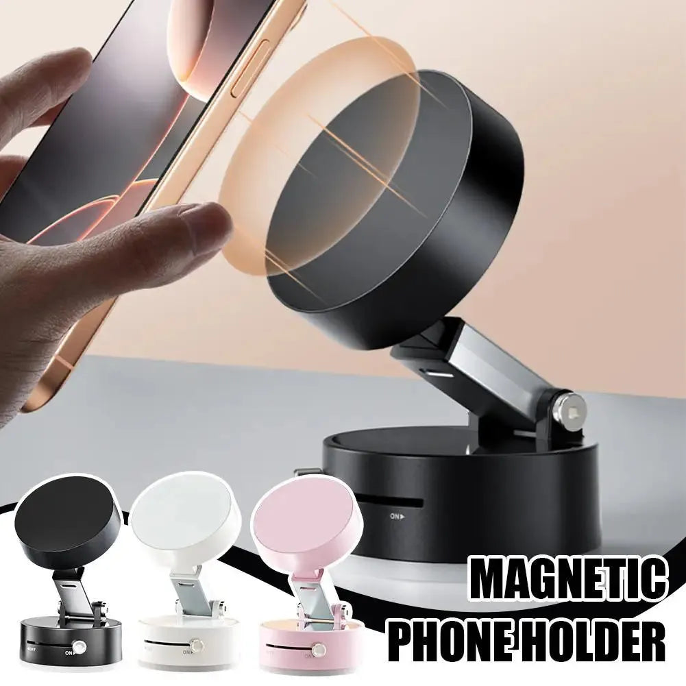Double-Sided Magnetic Phone Mount – Strong Suction, Easy Setup