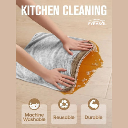 12-Pack Ultra Plush Car Drying Towels – 700GSM Microfiber, 16"x16", Scratch-Free