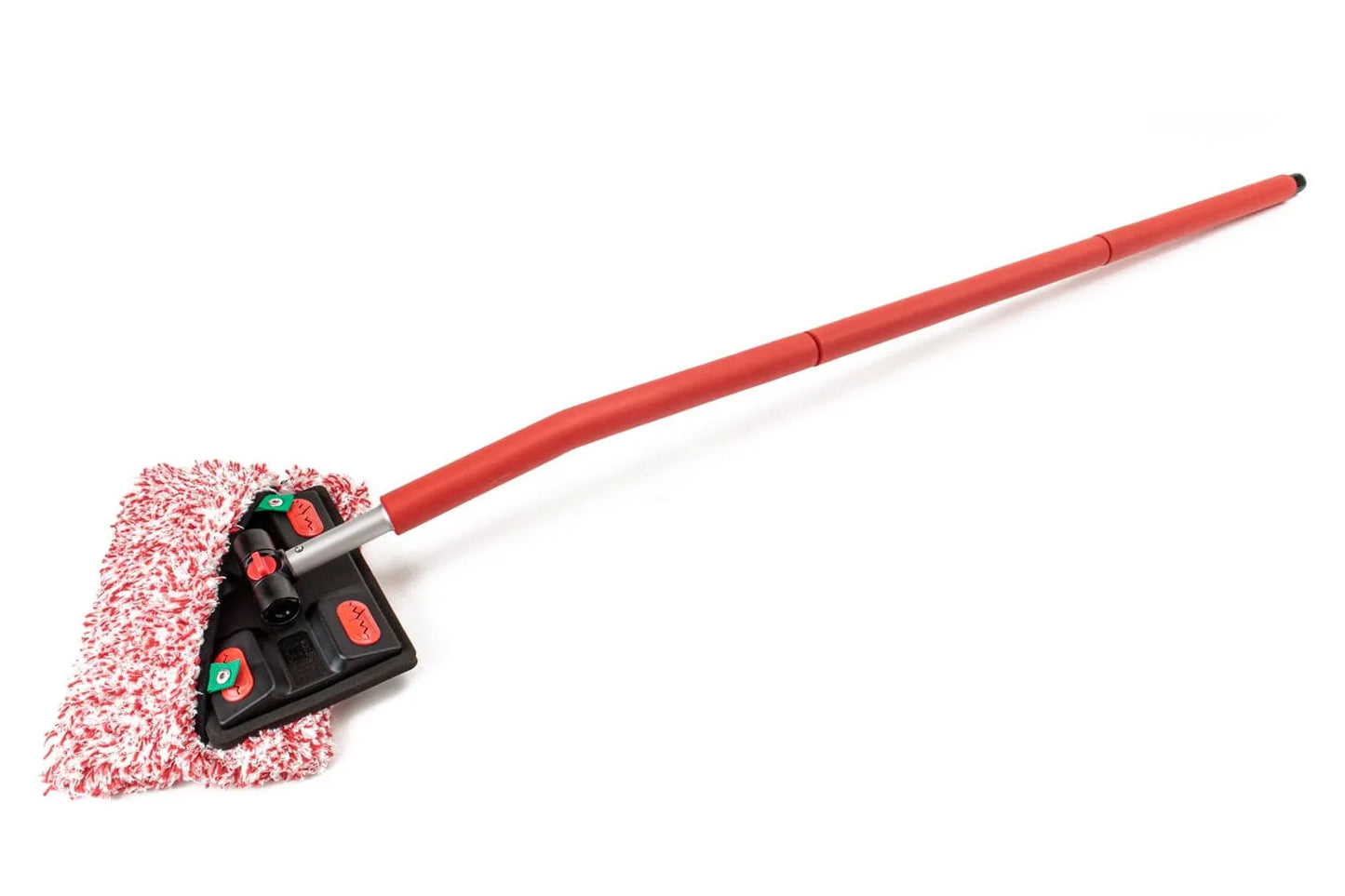 Premium Car Wash Tool – Mitt on an Extendable Stick with Brush & Mop Head