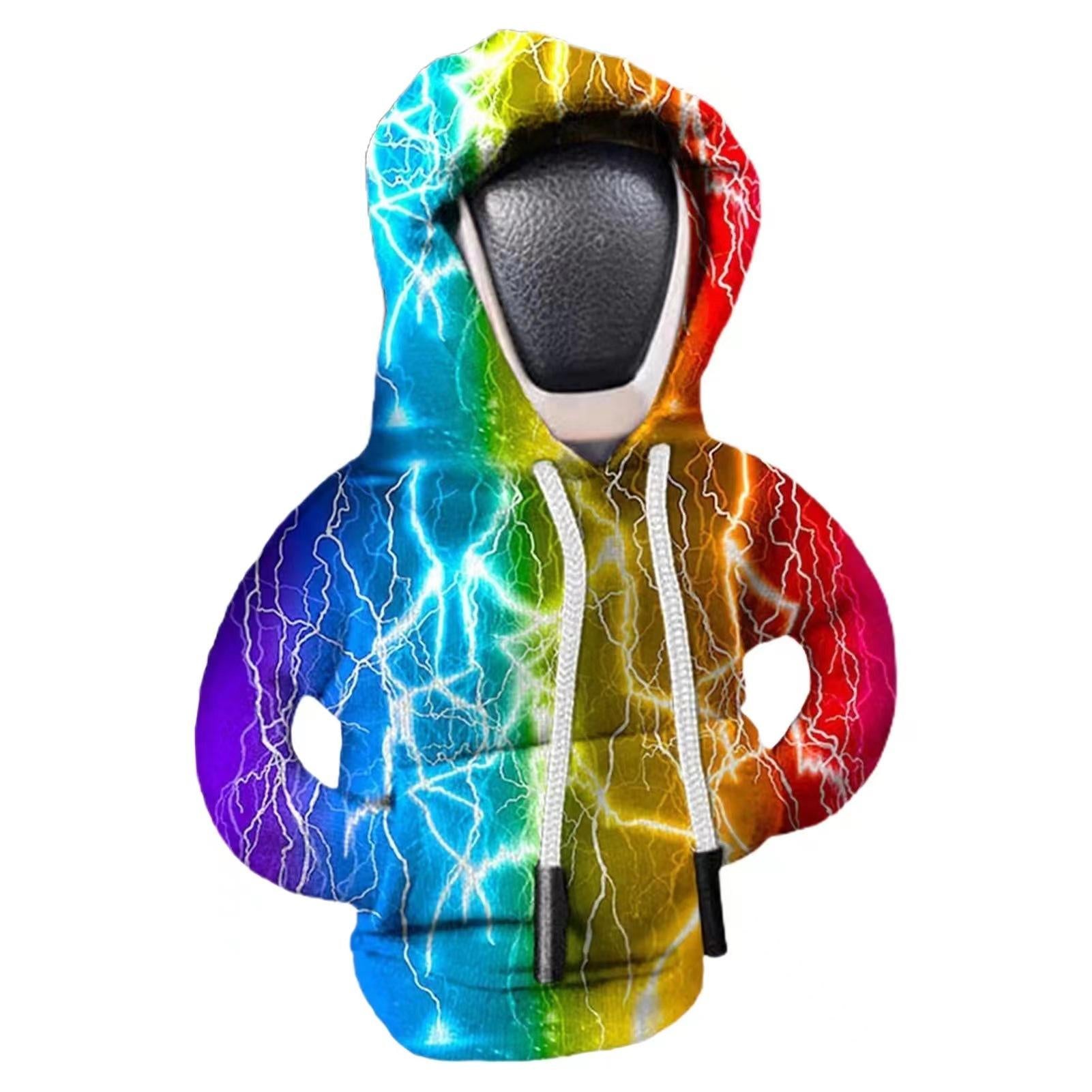 Creative Car Gear Shift Knob Cover – Decorative Protective Sleeve, Anti-Sweat Gear Lever Hoodie Style hoodies mini funny hoodie car decor fyrasol
