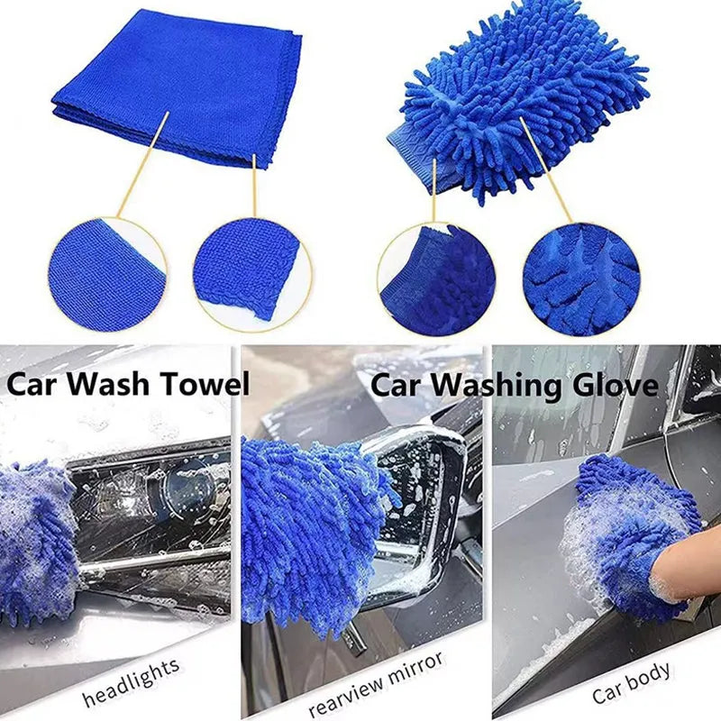 Car Detailing Brush Set – Deep Clean for Interior, Exterior & Wheels