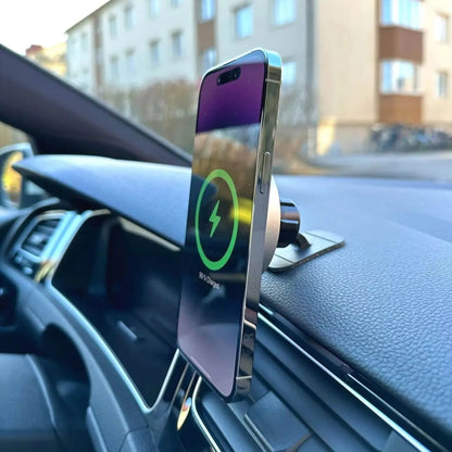 Magnetic Car Dock with Quick Charge – Navigate, Charge & Drive Hands-Free