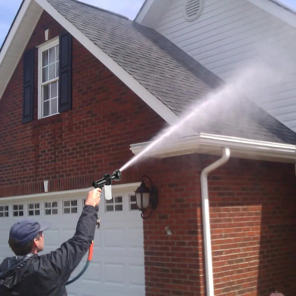 High-Pressure Car Wash Hose Nozzle – 8 Spray Patterns for Effortless Auto Detailing