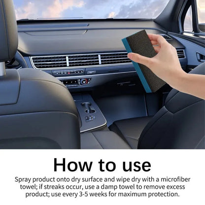 2-in-1 Car Interior & Polishing Cleaner – Shine & Clean in One Step