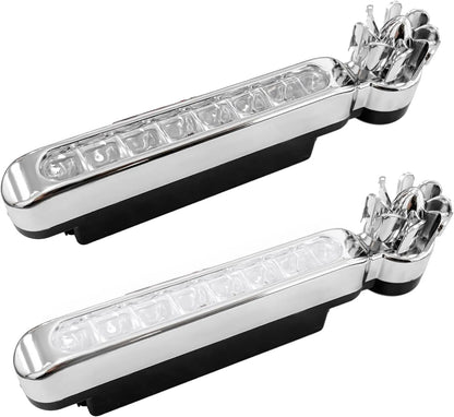 Wind Powered Vehicle Lights, 8 LED Waterproof Car Wind Energy Daytime Light, Auto LED Daytime Running Lights No External Power Supply, Universal Car Accessories