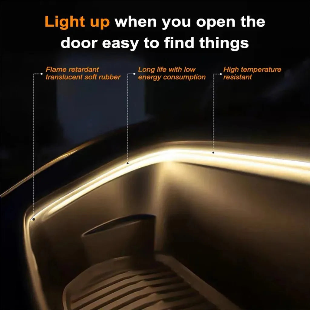 Intelligent Car Trunk LED Strip – Motion Sensor, Easy Install