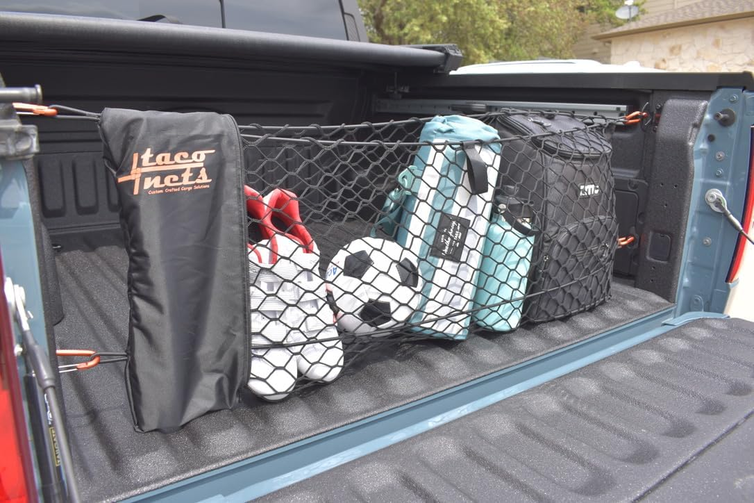 Toyota 4Runner Envelope Cargo Net Integrated Storage Bags Heavy Duty Hooks American Design Integrated Storage Bags fyrasol