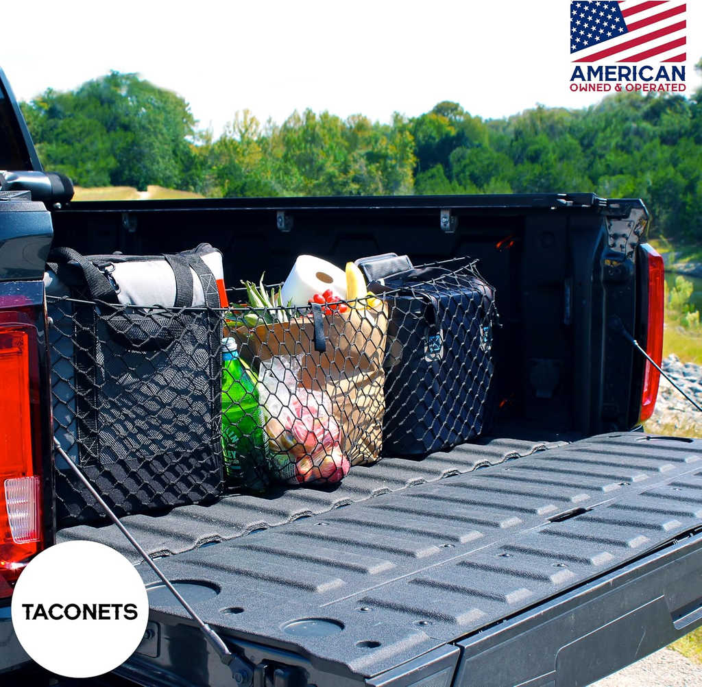 Toyota 4Runner Envelope Cargo Net Integrated Storage Bags Heavy Duty Hooks American Design Integrated Storage Bags fyrasol