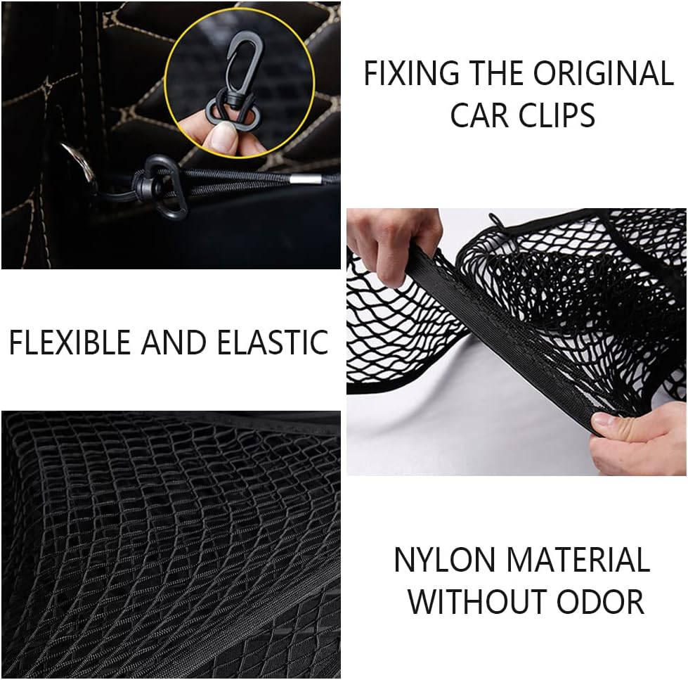 49"X16" truck bed storage box, elastic shrink cargo net suitable for Ford, Chevrolet, GMC, Tantu fyrasol