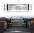 Truck bed net Flexible pickup bed net with 4 metal carabiners Chevrolet Silverado Ford truck fyrasol