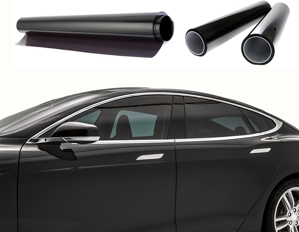 Car Window Tint Film - 5% 20% 35% 50% VLT Options, UV & Heat Blocking, Scratch Resistant fyrasol