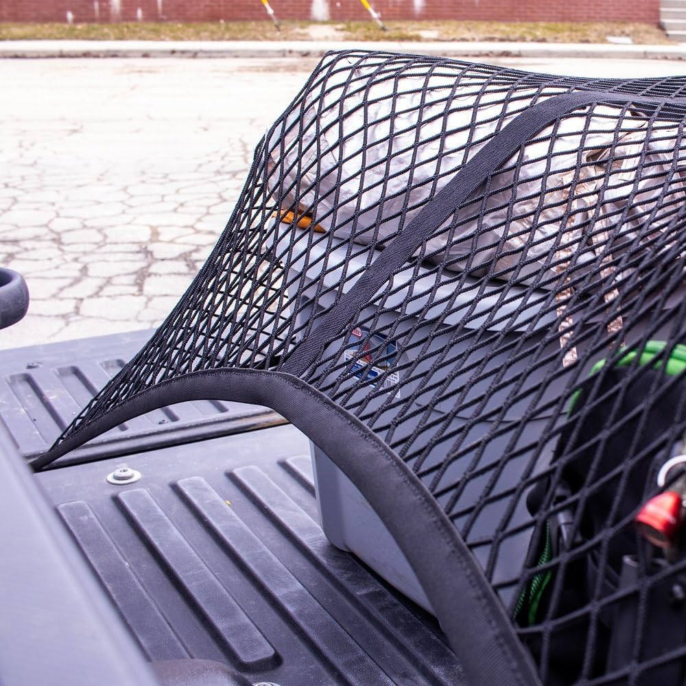 Highly Elastic Cargo Net, Simple Truck Bed Cargo Mesh Organizer, Suitable for 5ft - 6ft Standard Bed Trucks fyrasol