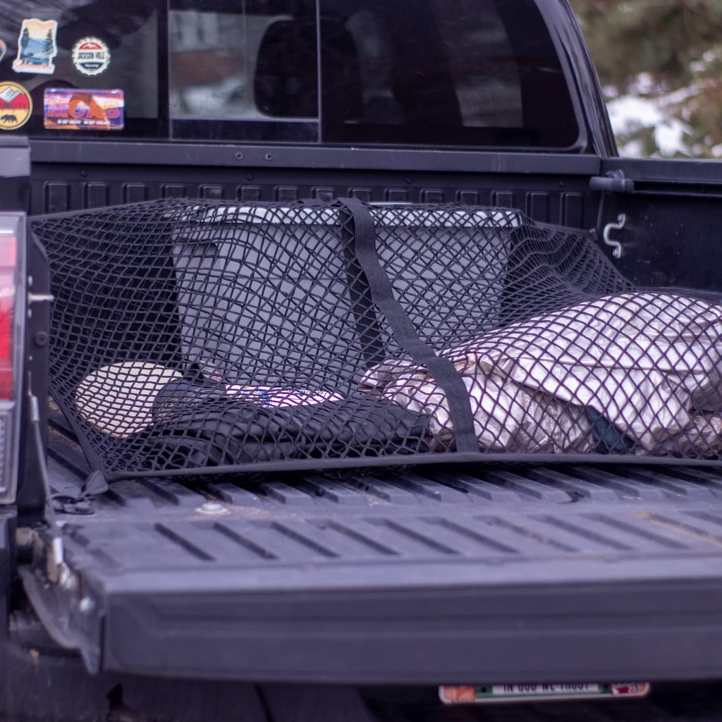 Highly Elastic Cargo Net, Simple Truck Bed Cargo Mesh Organizer, Suitable for 5ft - 6ft Standard Bed Trucks fyrasol