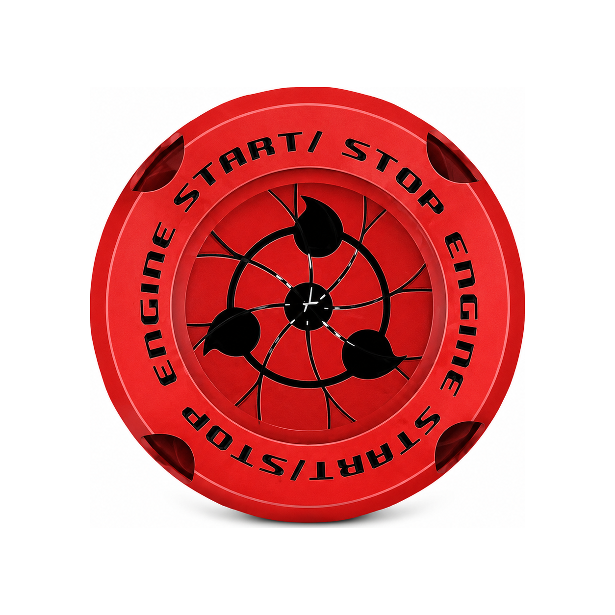 Naruto Style Car Engine Start Button Cover for Vehicles & Motorcycles Full Alloy Protective Design Enhanced Interior Style Sporty Touch fyrasol