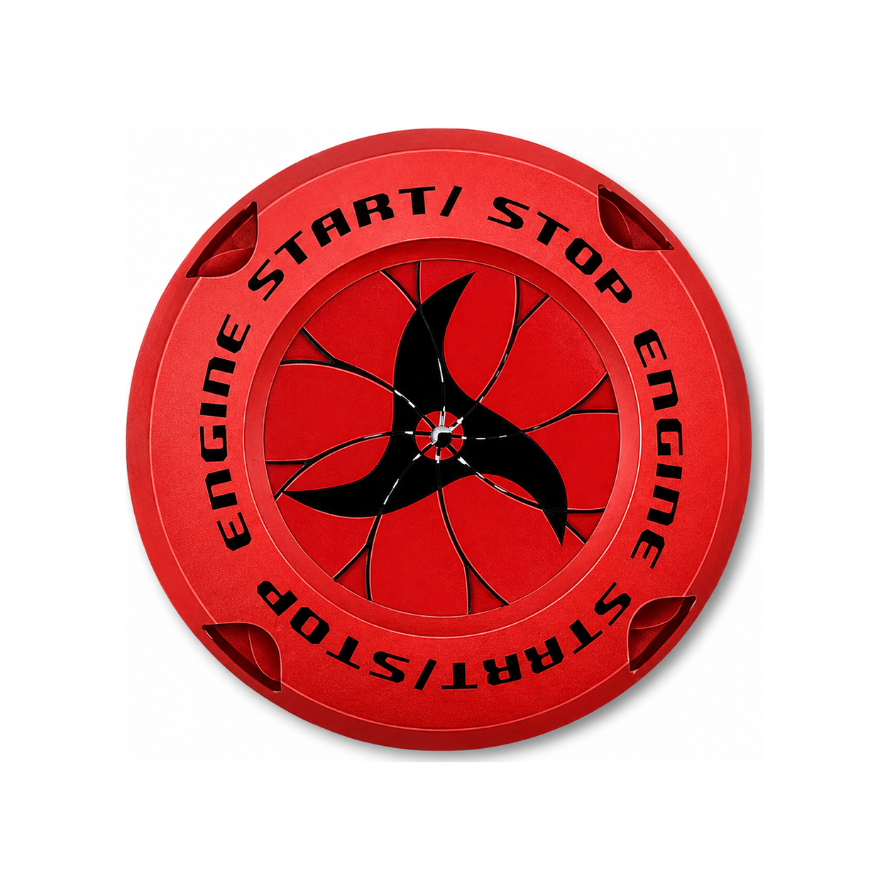 Naruto Style Car Engine Start Button Cover for Vehicles & Motorcycles Full Alloy Protective Design Enhanced Interior Style Sporty Touch fyrasol