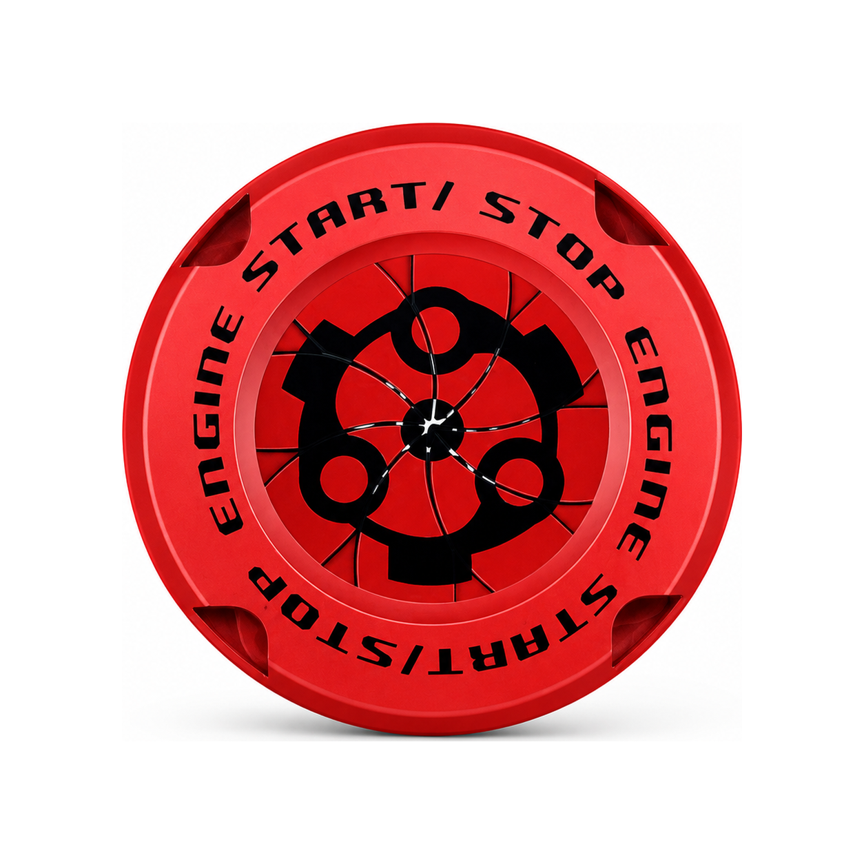 Naruto Style Car Engine Start Button Cover for Vehicles & Motorcycles Full Alloy Protective Design Enhanced Interior Style Sporty Touch fyrasol