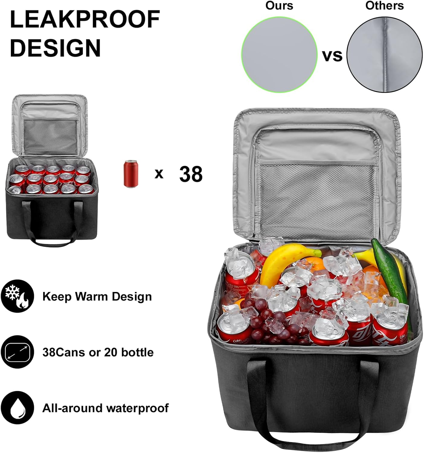 Car trunk organizer and storage Foldable suitcase with lid and removable shell fyrasol
