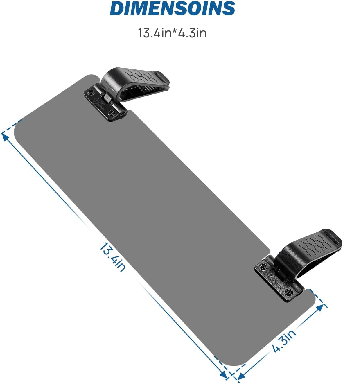 Fyrasol 2-Pack Car Sun Visor Extenders with PC Lens and Side Visors, Anti-Glare Car Sun Visor Extenders mysite